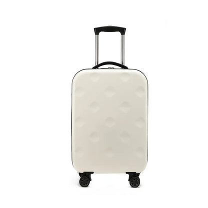 Purilite Select Foldable Travel Suitcase with Spinner Wheels | Lightweight ABS Rolling Luggage with Password Lock | Compact Collapsible Trolley Case