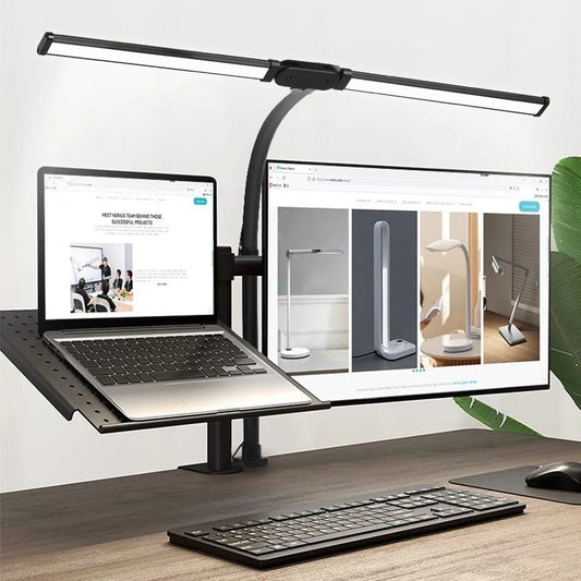 Purilite Select Dual/Single Head LED Clip Desk Lamp
