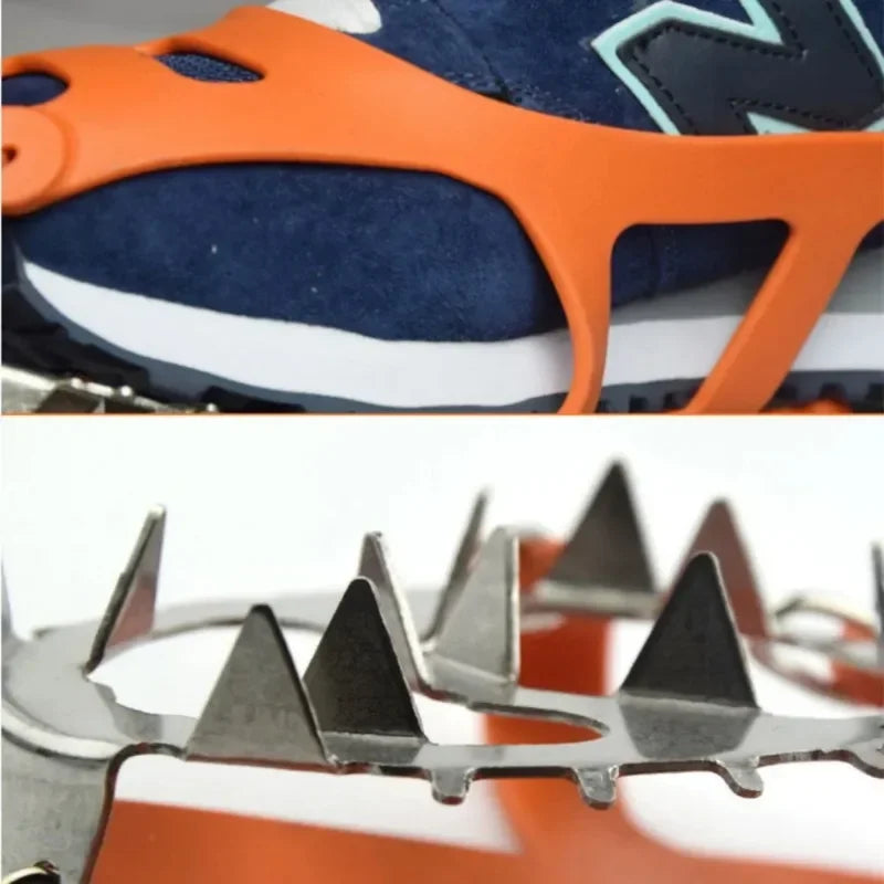 Purilite Select | Professional Climbing Crampons 18 Studs | Anti-Skid Ice Snow Shoe Grips | Winter Outdoor Walking Spikes