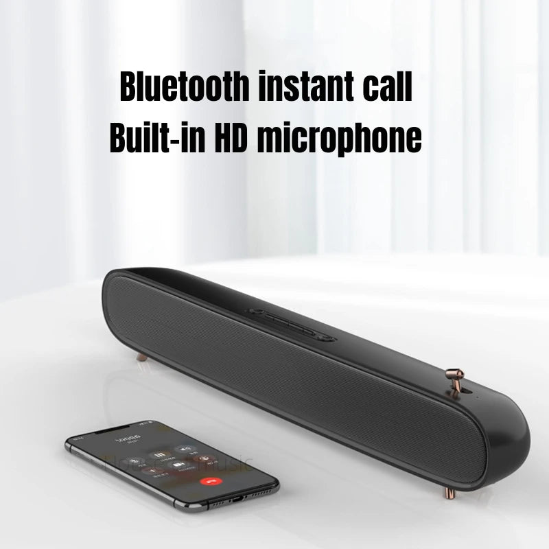 TV Soundbar – Wired & Wireless Portable Bluetooth Speaker