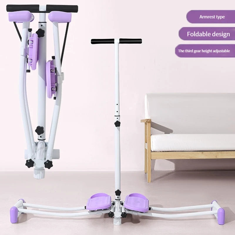Purilite Select Multifunctional Indoor Mini Ski Machine for Home Fitness Core Training and Full Body Exercise