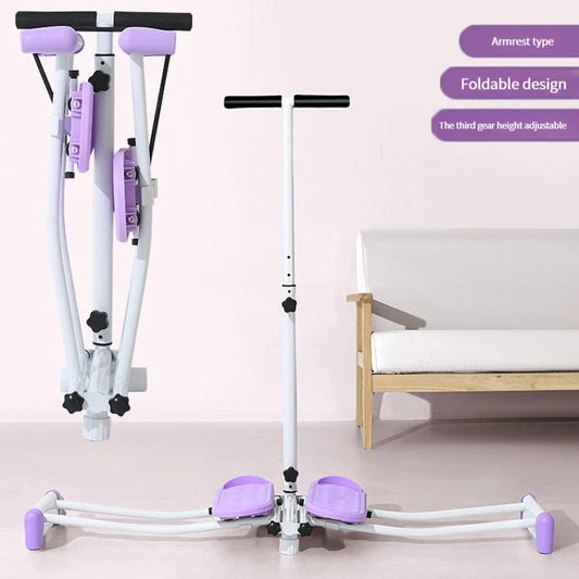 Purilite Select Multifunctional Indoor Mini Ski Machine for Home Fitness Core Training and Full Body Exercise