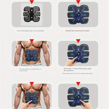 Purilite Select USB Rechargeable EMS Muscle Stimulator | Wireless Smart Fitness Abdominal Training & Slimming Device