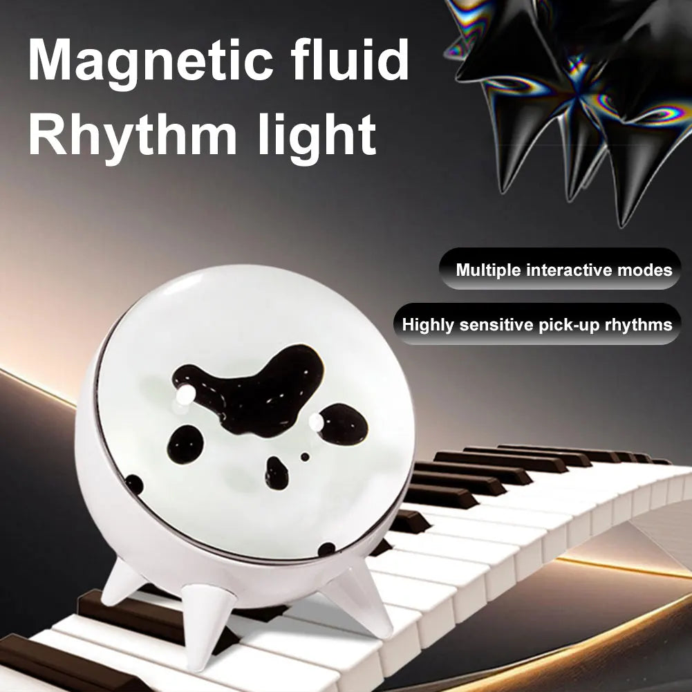 Purilite Select | Ferrofluid Music Rhythm Lamp | Magnetic Fluid Visual Display Light for Desktop and Speaker Companion