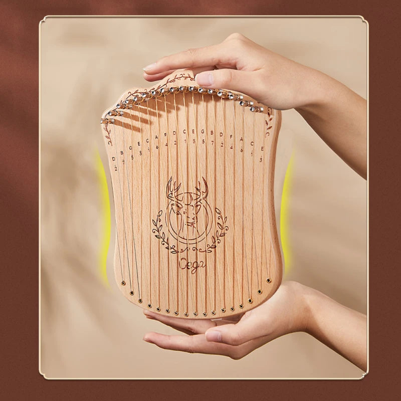 Purilite Select 17-String Lyre Harp