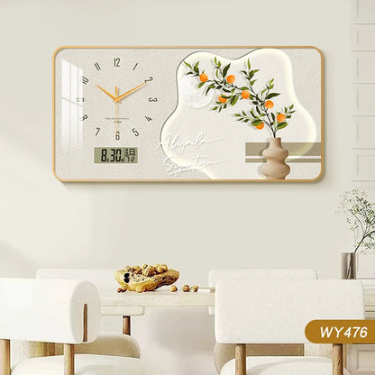 Purilite Select Large Size Flower Artwork Wall Clock