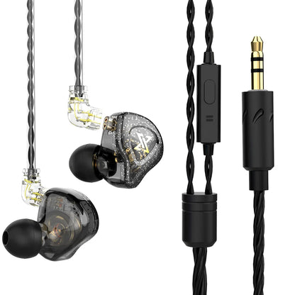 Purilite Select QKZ AK6 Copper Driver HiFi Wired Earphones 3.5MM