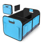Purilite Select Collapsible Car Trunk Storage Box, 600D Oxford Fabric SUV Cargo Organizer with Multiple Compartments & Reinforced Handles