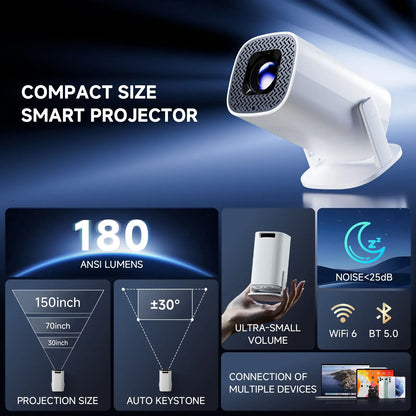 Purilite Select P30PRO Android 14 Smart Mini Projector