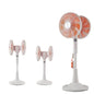 Purilite Select Double Head 360° Rotating Floor Fan | High Power Air Circulation | Remote Control Multi-Speed Cooling Fan