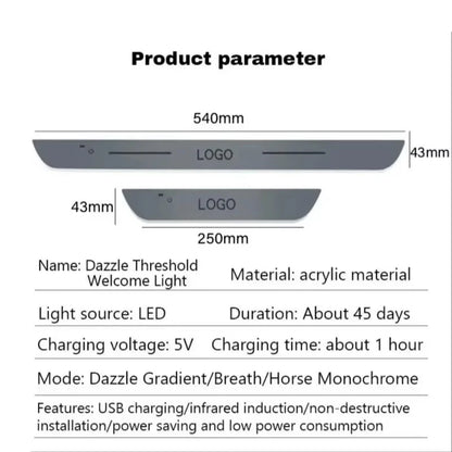 Purilite Select Customized Car Door Sill Light