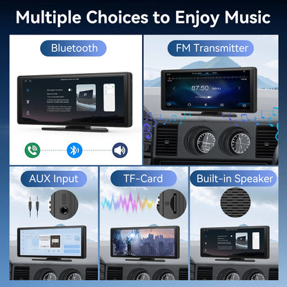 Purilite Select Wireless CarPlay & Android Auto Portable Touchscreen Car Screen
