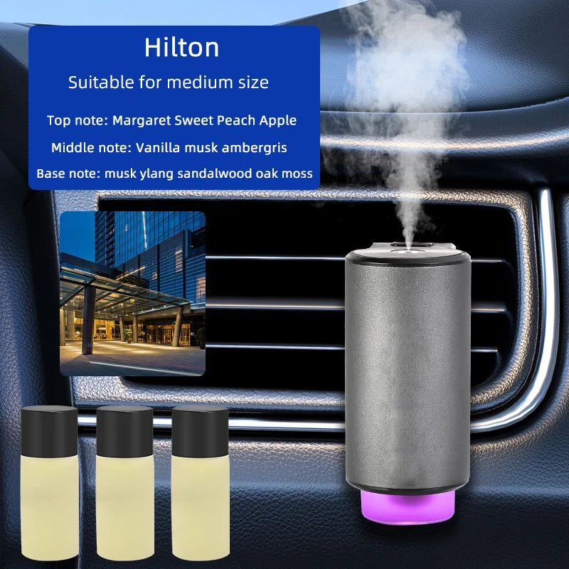 Purilite Select Smart Car Air Freshener Diffuser M80 – Intelligent Aroma Diffuser with 3 Adjustable Modes & Essential Oils