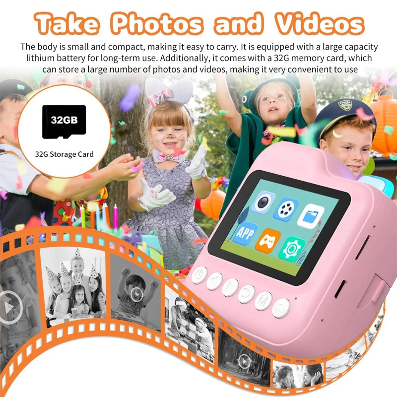 Purilite Select Children Mini Instant Print Camera