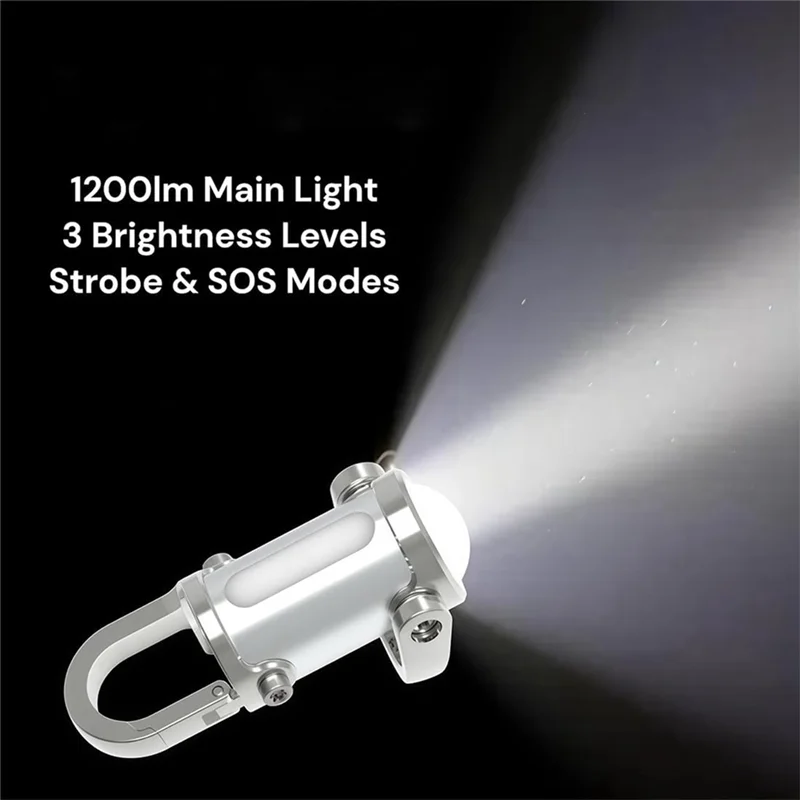 Purilite Select Mini Torch – 3-in-1 Pocket Flashlight, Power Bank & Keychain (High-Lumen, IPX7 Waterproof)