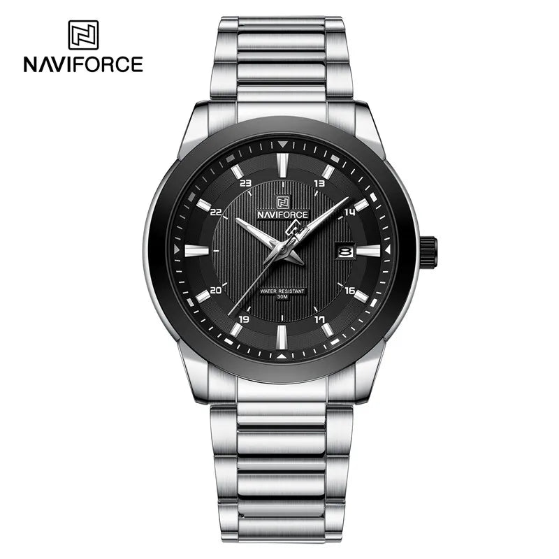NAVIFORCE NF8029 Men’s Luxury Stainless Steel Quartz Watch