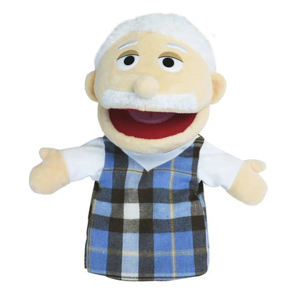 Purilite Select Family Plush Hand Finger Puppet Set Soft Cotton Educational Storytelling Toy for Kids and Adults (Set of 2)
