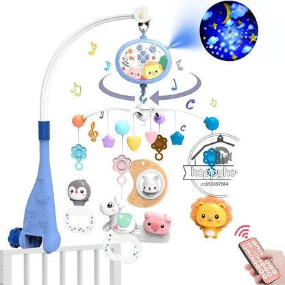 Purilite Select: Musical Baby Crib Mobile with Lights & Projection Remote-Controlled Crib Toy with Soothing Music and Nightlight
