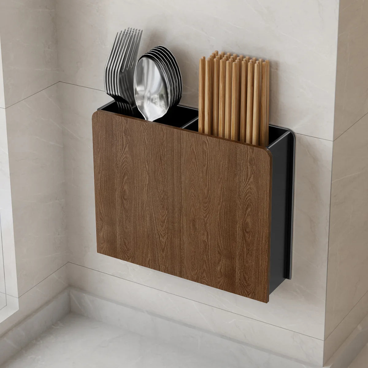 Purilite Select Walnut Kitchen Knife Holder