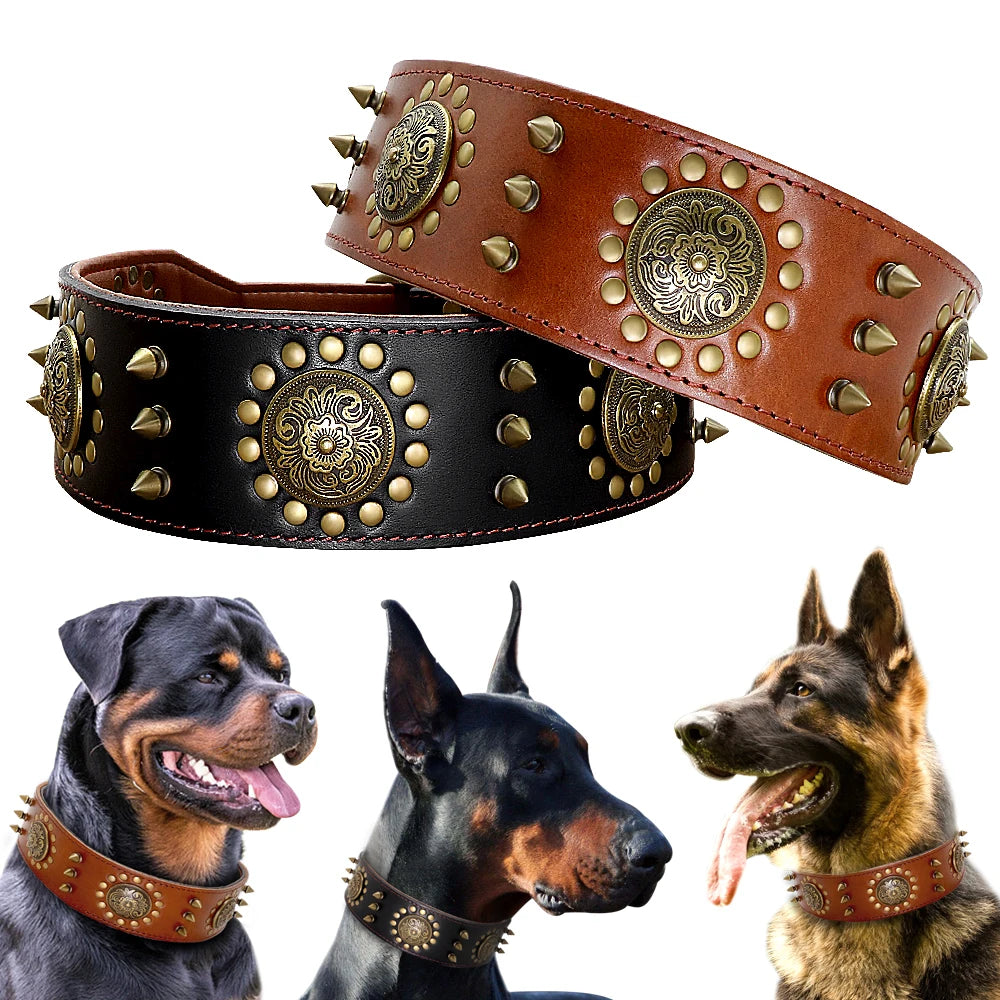 Purilite Select Leather Large Dog Collar