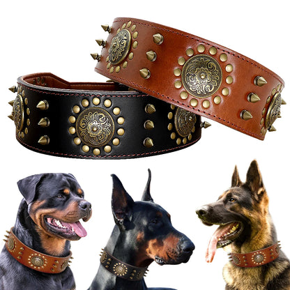 Purilite Select Leather Large Dog Collar