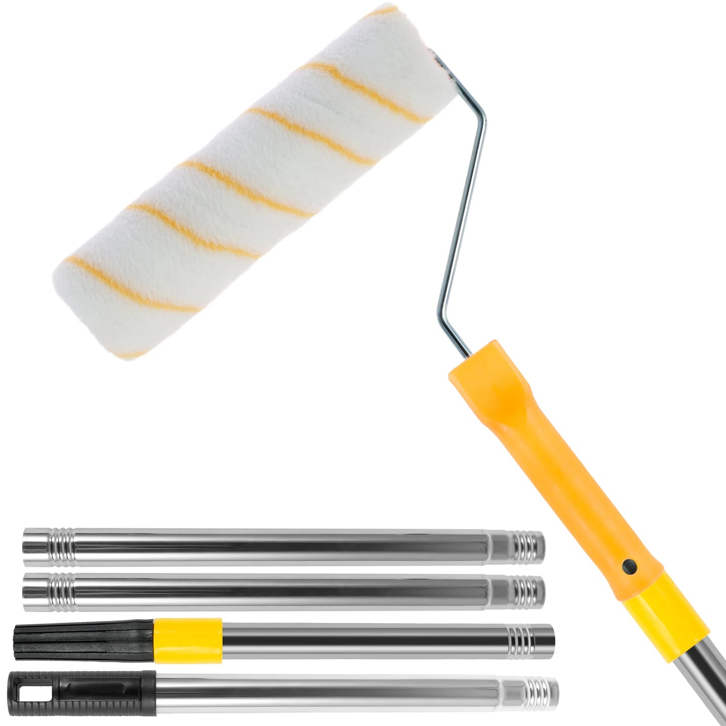 Purilite Select Paint Roller Brush Kit – Household Wall & Ceiling Painting Tool with Detachable Pole