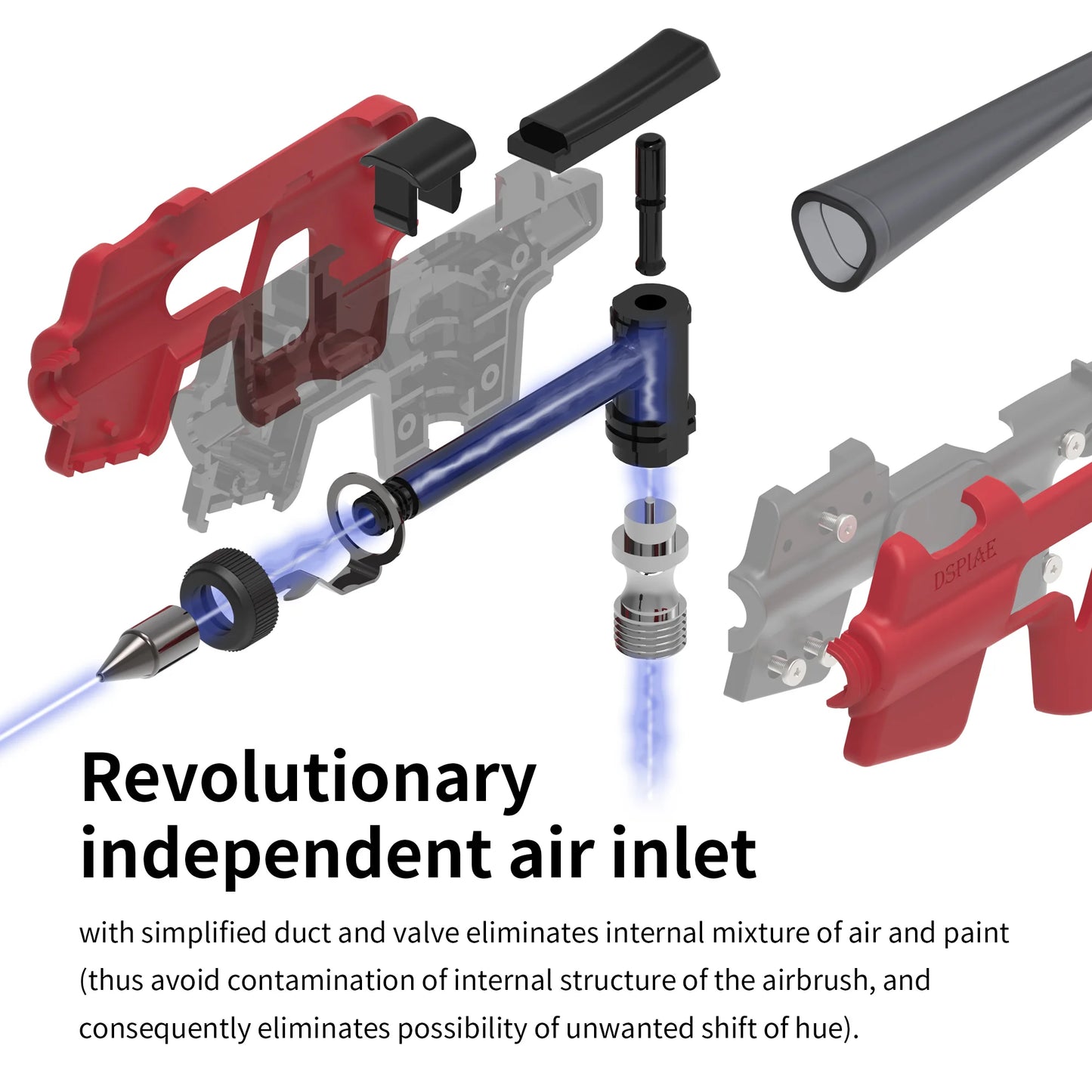 Purilite Select Wash-Free Airbrush with Marker Rack