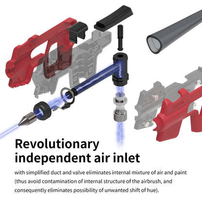Purilite Select Wash-Free Airbrush with Marker Rack