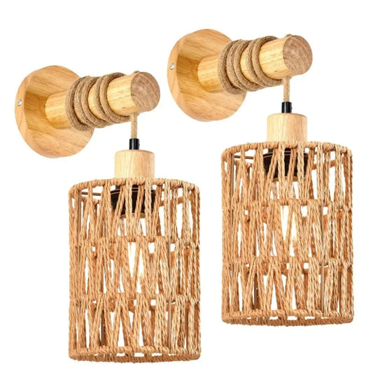 Purilite Select Hemp Rope Design Bedhead Wall Lamp