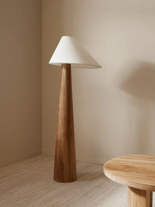 Purilite Select Tapered Oak Wood Floor Lamp