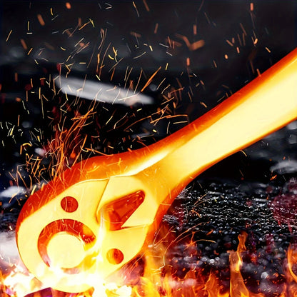 Purilite Select 15-Piece 1/4 Ratchet Wrench Socket Set – Standard 24 Teeth with 100MM Extension Rod for Car Repair & Metalworking