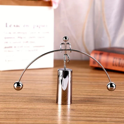 Purilite Select Creative Balance Ball Iron Man Ornament | Swing Tumbler Desk Decoration Fun Showpiece