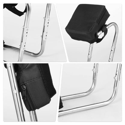 Purilite Select Garden Kneeler Seat Aluminum Alloy | Ergonomic Gardening Knee Support | Wear-Resistant Kneeling Cushion
