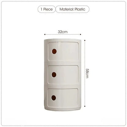Purilite Select Nordic Net Red Bedside Cabinet