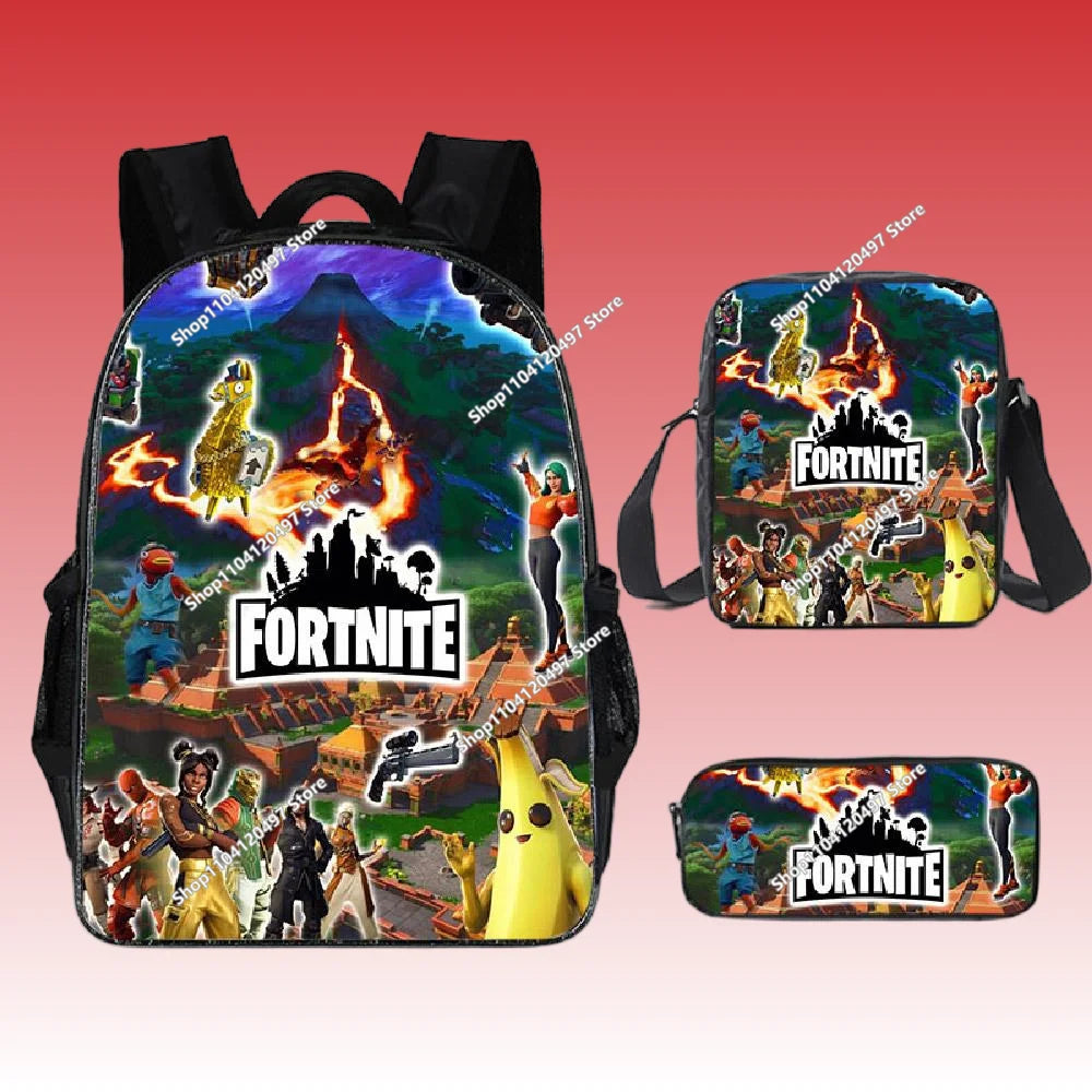 Purilite Select 3PCS Fortnite School Bag Set