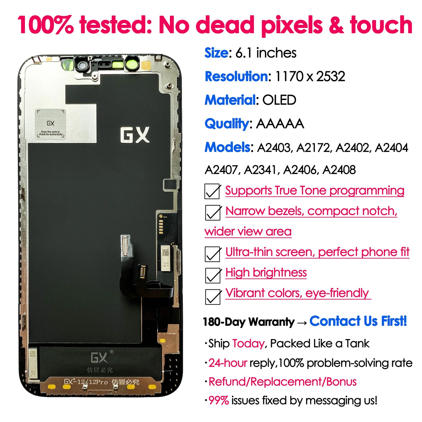 Purilite Select GX OLED Screen Replacement