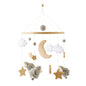 Purilite Select Wooden Baby Crib Mobile | Crochet Star Hanging Bed Bell | Nursery Rattle Decoration | Newborn Comfort Toy