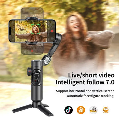 Purilite Select AOCHUAN SmartXE 3-Axis Handheld Gimbal Stabilizer | Smartphone Gimbal for iPhone & Android | AI Tracking | TikTok & Vlog Shooting