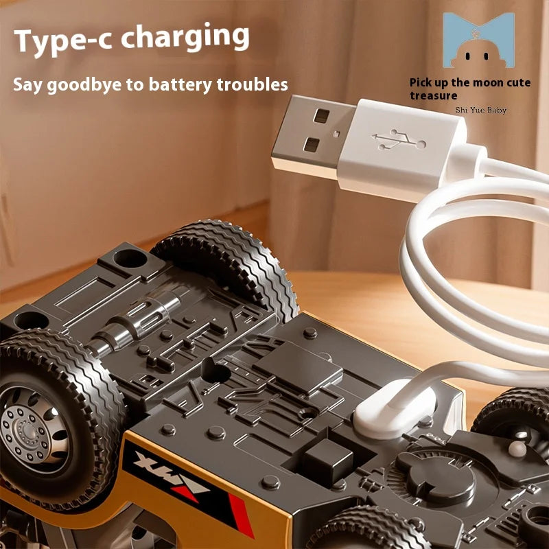 Purilite Select 1/64 RC Alloy Forklift Engineering Vehicle – 2.4G Remote Control Mini Forklift Model