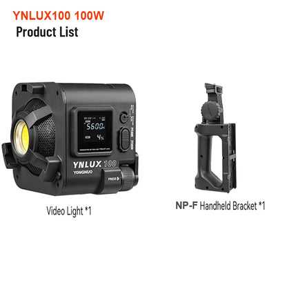 Purilite Select YNLUX100 PRO Handheld LED Video Light