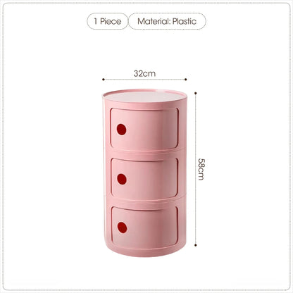 Purilite Select Nordic Net Red Bedside Cabinet