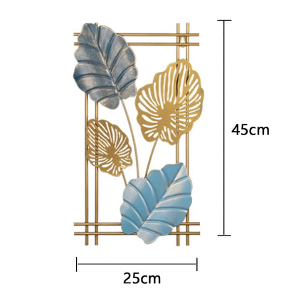Purilite Select Golden Rectangle Metal Wall Hanging
