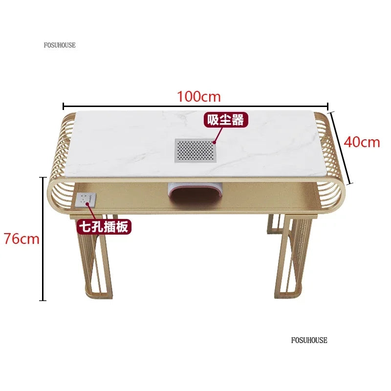 Purilite Select Modern Wrought Iron Nail Table