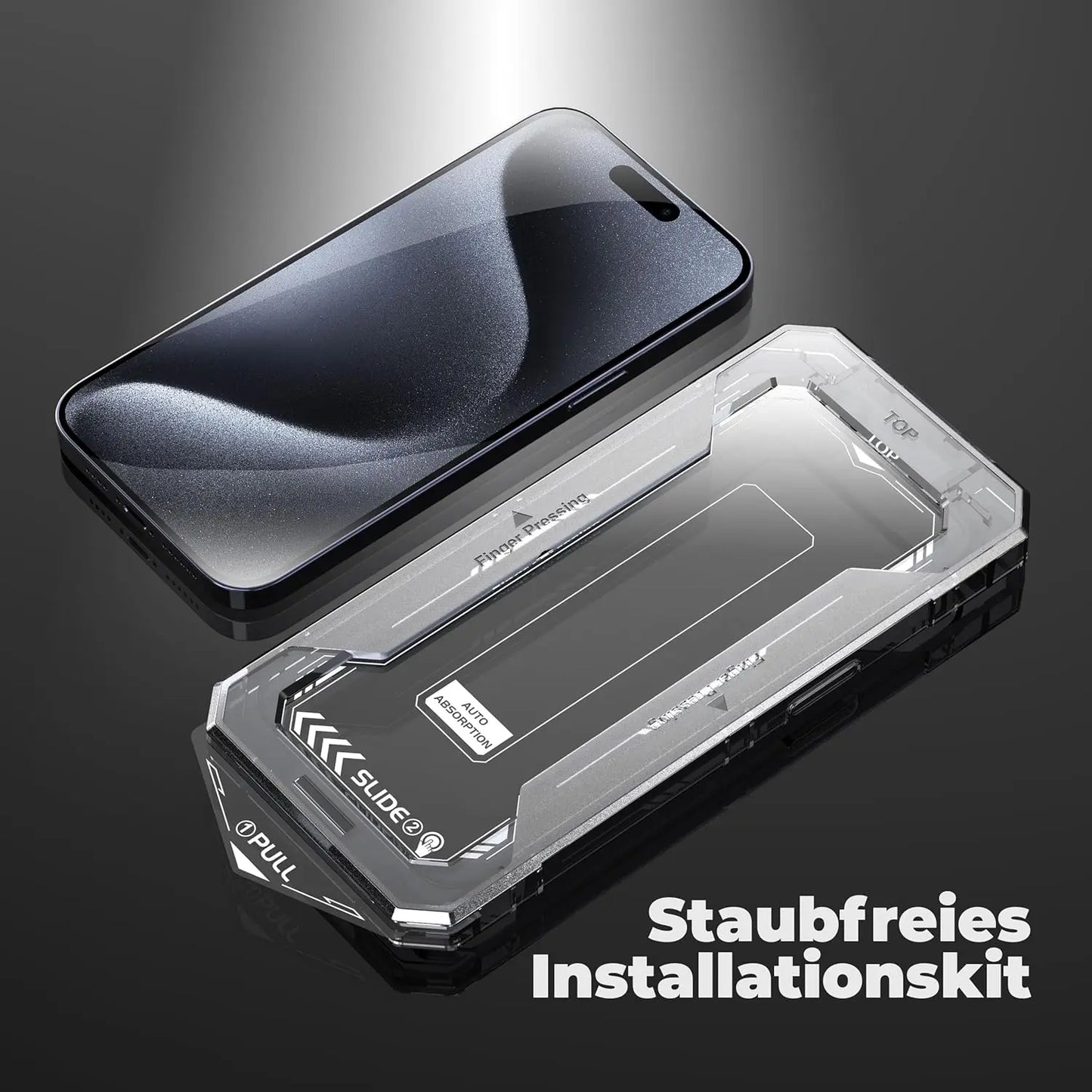 PURILITE SELECT IPHONE 16 PRIVACY FILM – HIGH-DEFINITION TEMPERED GLASS SCREEN PROTECTOR