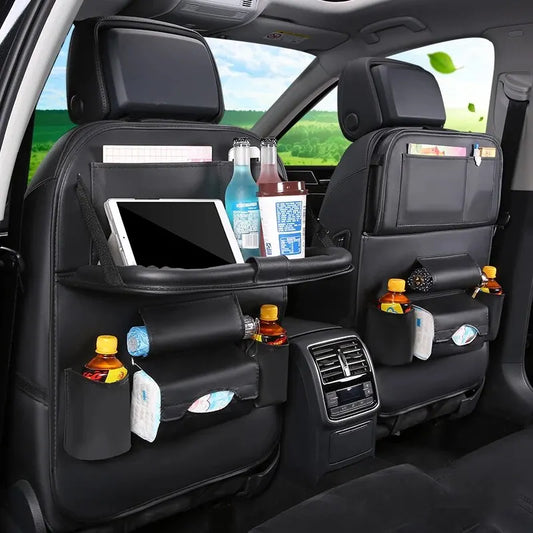 Purilite Select Car Seat Back Organizer with Foldable Table Tray