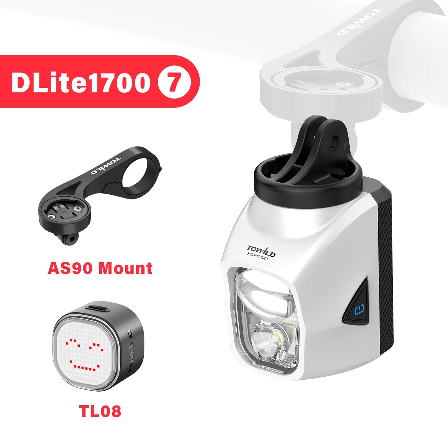 Purilite Select DL1200S/DL1700 Bicycle Light With Cut-Off Line Beam