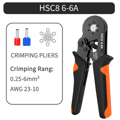 Purilite Select Hexagonal Self-Adjustable Ratchet Ferrule Crimping Tool Kit