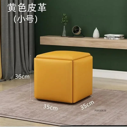 Purilite Select Modern 5-in-1 Rubik's Cube Sofa Stool