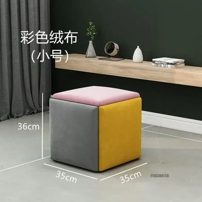 Purilite Select Modern 5-in-1 Rubik's Cube Sofa Stool