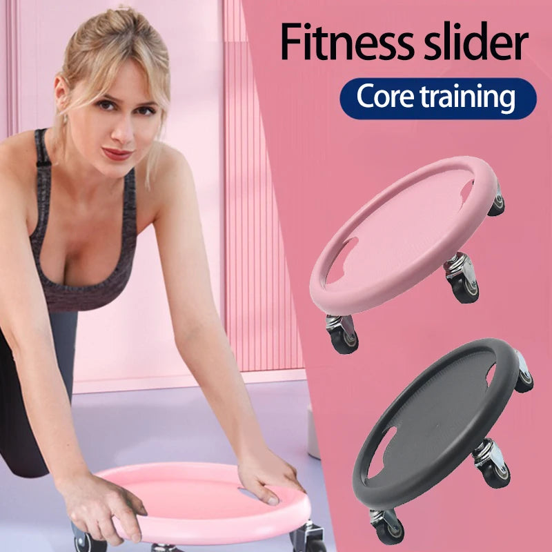 Purilite Select Abdominal Disc Roller Board | 360° Four-Wheel Abs Training Skateboard for Core & Strength Fitness